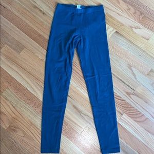 BLUE FOREVER 21 LEGGINGS SIZE SMALL